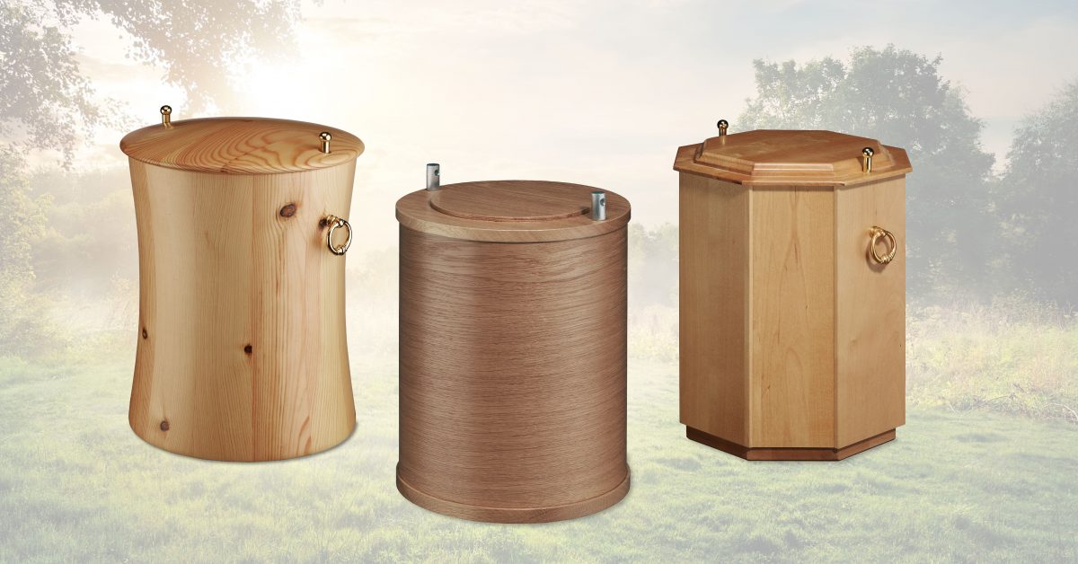 Urnen-Auswahl aus Holz Urnen-Auswahl aus Holz